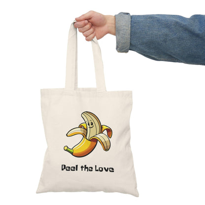 Peel the Love Tote Bag – Funny Banana Eco Shopping Bag