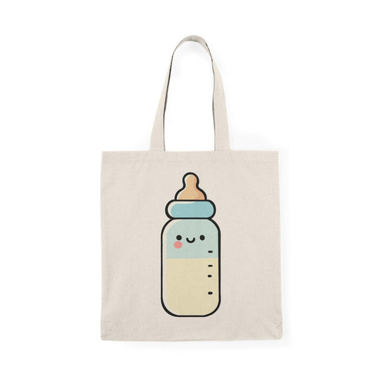 Cartoon Baby Bottle Tote Bag – Cute & Eco-Friendly Shopper