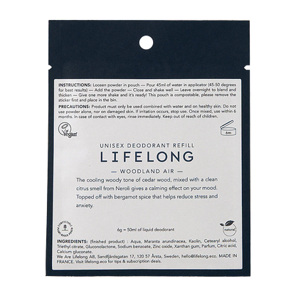 Lifelong Natural Deodorant Refills | Refillable & Eco-Friendly