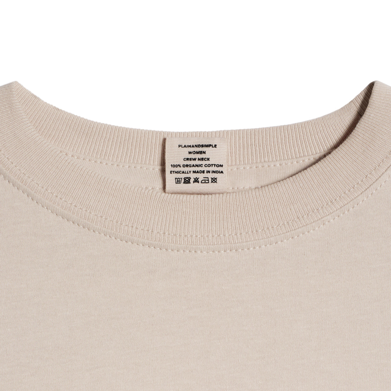 Crew Neck Organic T-Shirt