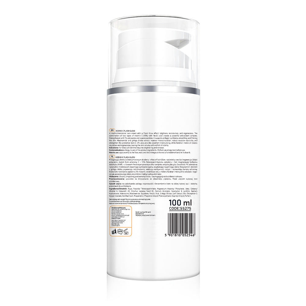 ADENO-C Flash Glow - Energizing Cream with vitamin C 10% & adenosine 100ml