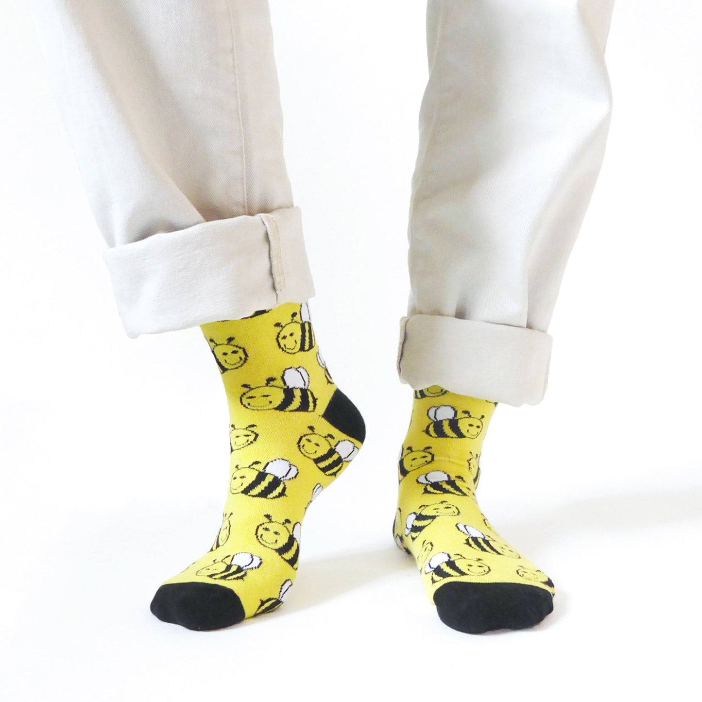 The Bee 2 Pack Bamboo Sock Set