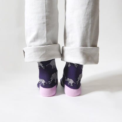 Save the Elephants Bamboo Socks