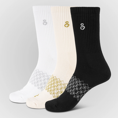 crew / mid-calf socks - organic combed cotton