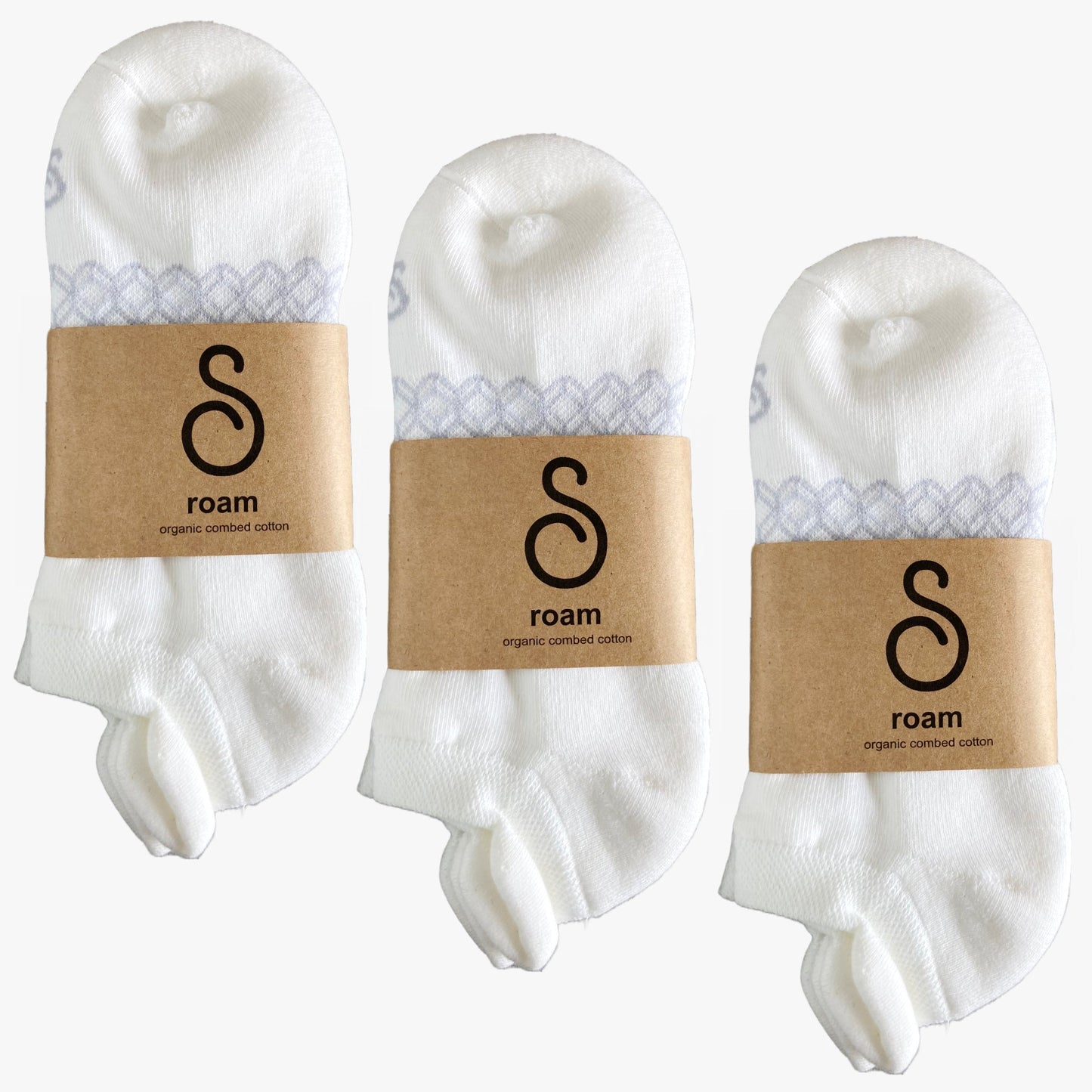 trainer socks - organic combed cotton