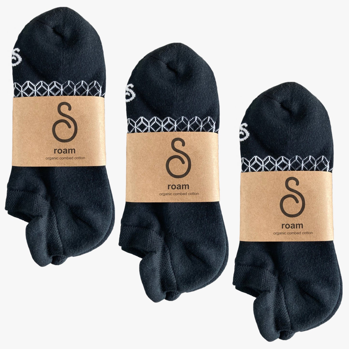 trainer socks - organic combed cotton