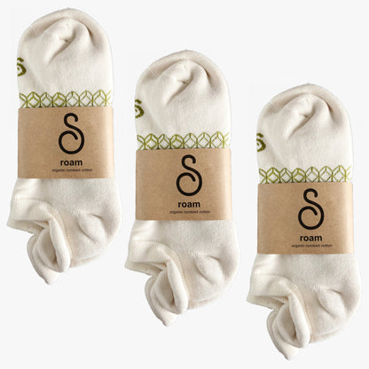 trainer socks - organic combed cotton