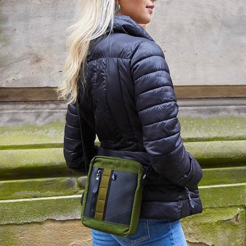 Major Vegan Crossbody Reporter Bag