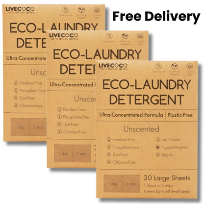 Eco-Laundry Detergent Sheets (60 Loads)