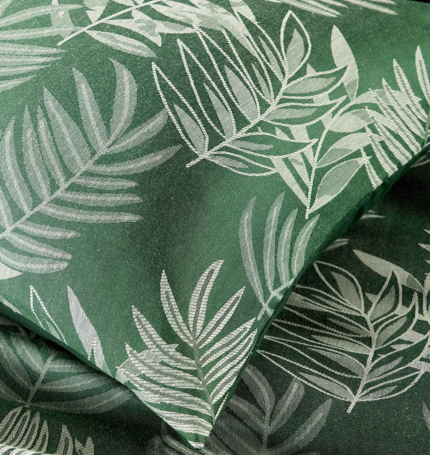 Leaf Jacquard Reversible Duvet Cover Sets - Cotton Blend for Ultimate Comfort & Eco-Friendly