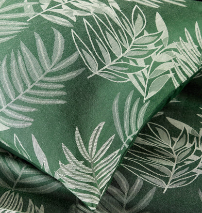 Leaf Jacquard Reversible Duvet Cover Sets - Cotton Blend for Ultimate Comfort & Eco-Friendly