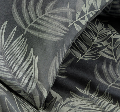 Leaf Jacquard Reversible Duvet Cover Sets - Cotton Blend for Ultimate Comfort & Eco-Friendly