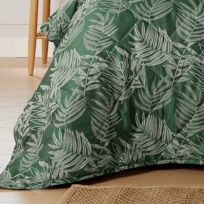 Leaf Jacquard Reversible Duvet Cover Sets - Cotton Blend for Ultimate Comfort & Eco-Friendly