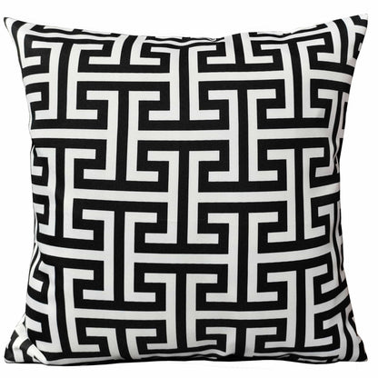 OLIVIA ROCCO Milano Black Waterproof Cushion Covers 43x43 cm Reversible Breathable