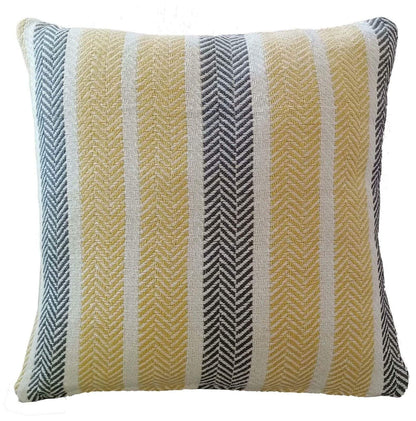 OLIVIA ROCCO Cushion Covers Striped Indian Cotton Indoor Outdoor With Discreet Zipper
