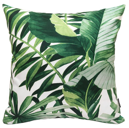 OLIVIA ROCCO Cushion Covers Jamil Green Waterproof 43x43 cm Reversible Breathable Indoor
