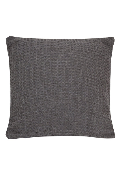 OLIVIA ROCCO Lisbon Pure Indian Cotton Handwoven Honeycomb Cushion Covers 17x17 and 24x24