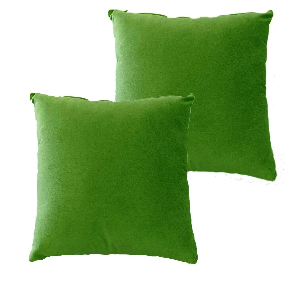 OLIVIA ROCCO Pack Of 2 Ultra-Soft Matte Velvet Cushion Covers 17x17 Inch Charcoal Silver Bedroom Refresh Sofa Accent