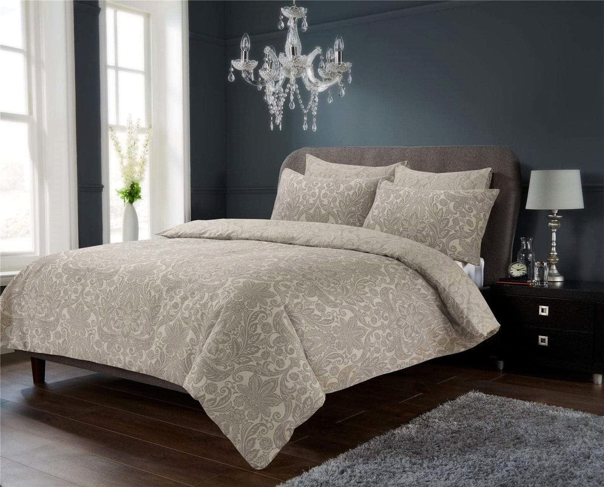 OLIVIA ROCCO Luxury Cotton Rich Duvet Sets Easycare Includes Duvet Cover And Pillowcases