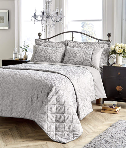 OLIVIA ROCCO Savoy Hand Woven Jacquard Cotton Quilt Cover Duvet Sets OEKO TEX Certified