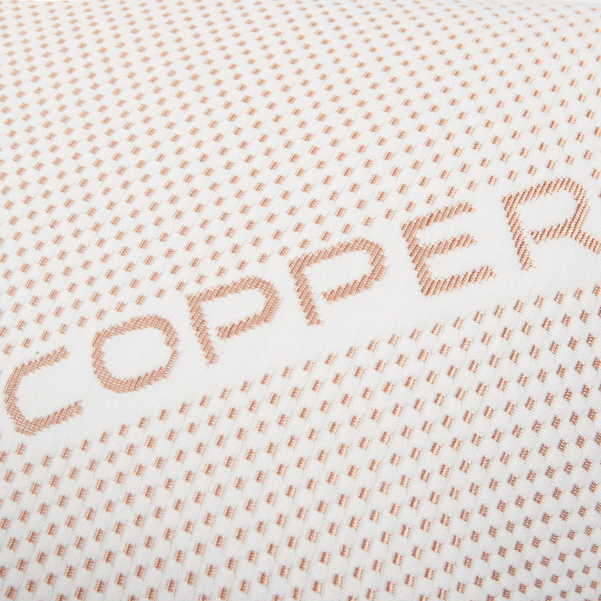 OLIVIA ROCCO Copper Infused Memory Foam Pillow For Skin Health Hypoallergenic Super Soft Hotel-Style Comfort