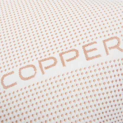 OLIVIA ROCCO Copper Infused Memory Foam Pillow For Skin Health Hypoallergenic Super Soft Hotel-Style Comfort