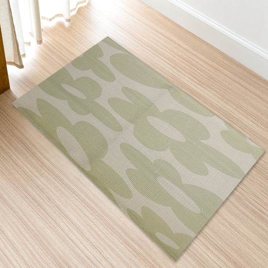 OLIVIA ROCCO Printed Rug Jardin Design Modern Non Slip Soft Durable Floor Rug For Living