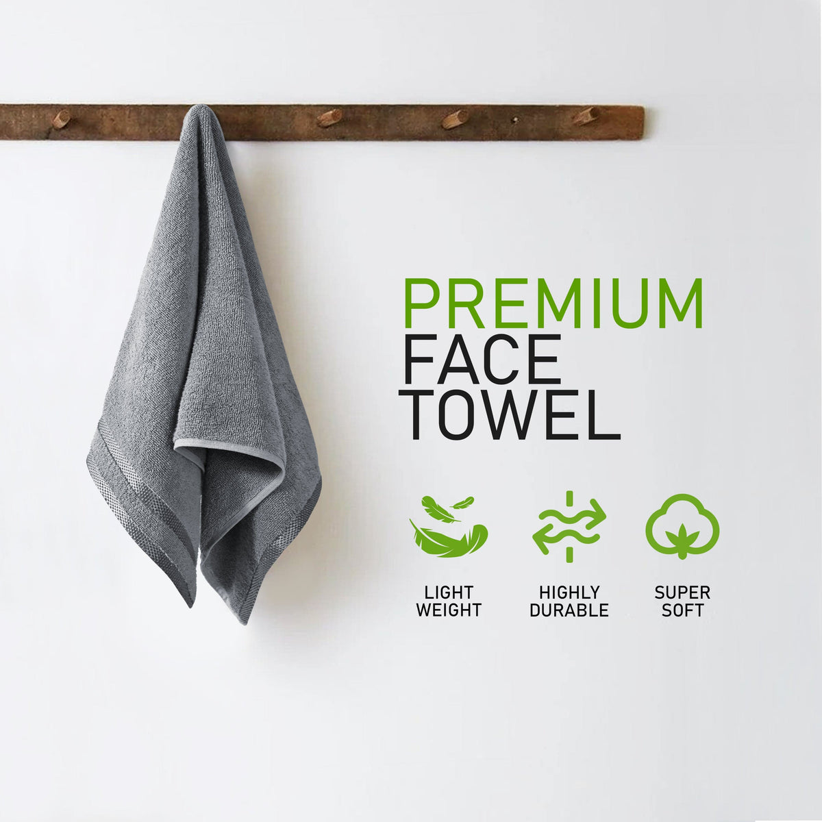 OLIVIA ROCCO Belmont Viscose Stripe Silver Towels 100% Cotton Quality Super Absorbent