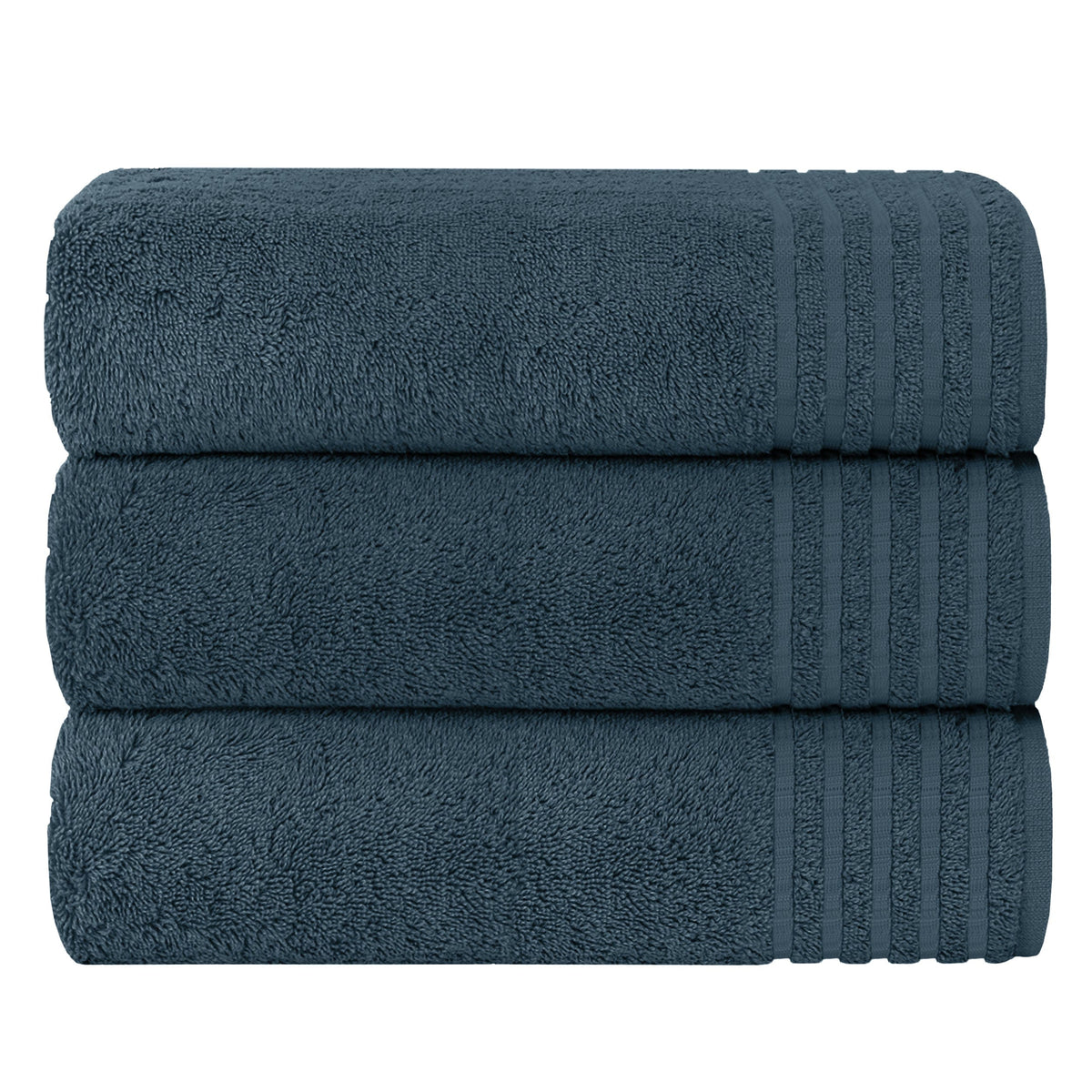 OLIVIA ROCCO Monaco 3 Pack Extra Large Bath Sheets 500GSM 100% Cotton Highly Absorbent