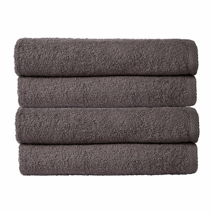 OLIVIA ROCCO Pack Of 4 Large Quick-Drying Indus Valley Cotton Bath Sheets 80x140cm