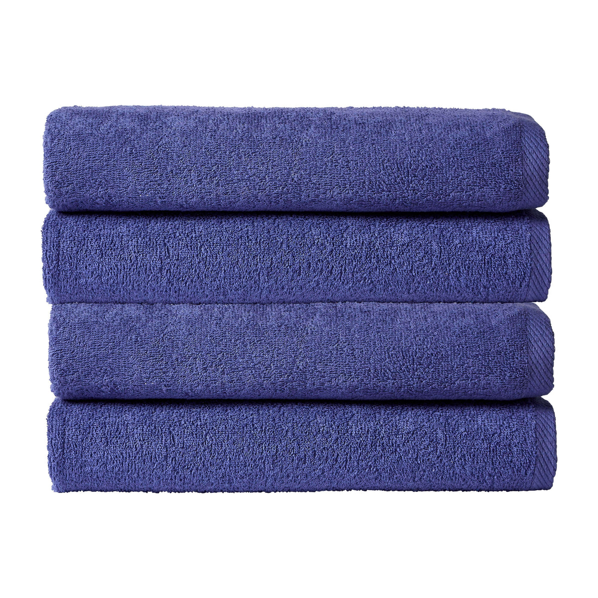 OLIVIA ROCCO Pack Of 4 Large Quick-Drying Indus Valley Cotton Bath Sheets 80x140cm