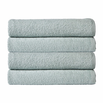 OLIVIA ROCCO Pack Of 4 Large Quick-Drying Indus Valley Cotton Bath Sheets 80x140cm
