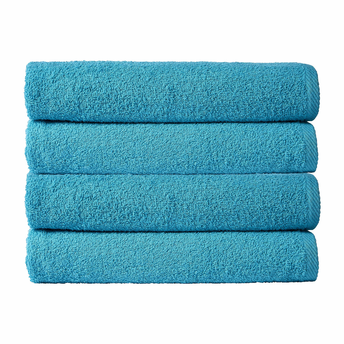 OLIVIA ROCCO Pack Of 4 Large Quick-Drying Indus Valley Cotton Bath Sheets 80x140cm