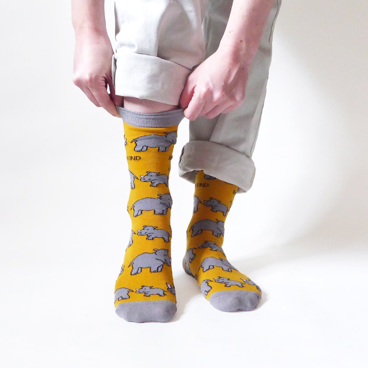 Yellow Lover 5 Bamboo Sock Set