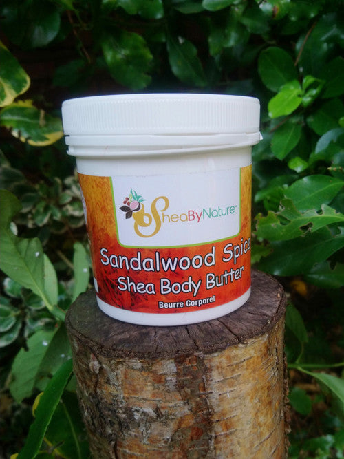Sheabynature 250g Sandalwood Spice Body Butter for very dry skin. Wit Pure Shea Butter.