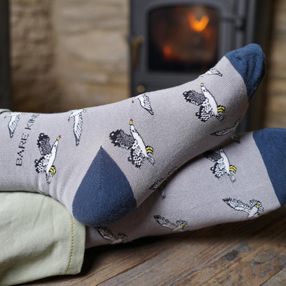Grey Lover Sea 3 Bamboo Sock Set