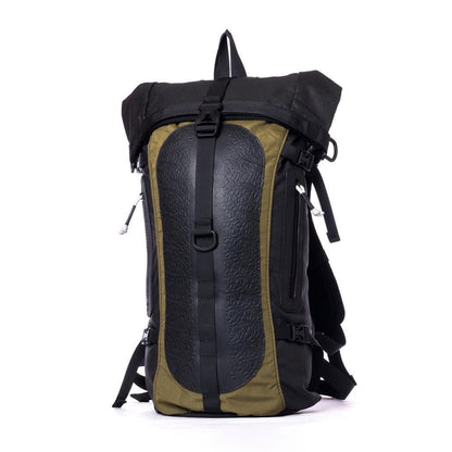 Soldier Water-Resistant Vegan Canvas & Inner Tube Laptop Backpack-0