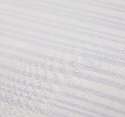 Stripe Jacquard Reversible Cotton Blend Duvet Cover Set with Pillowcases Luxurious Eco-Friendly Bedding for Master and Guest Bedrooms Multiple Sizes and Colours by OLIVIA ROCCO