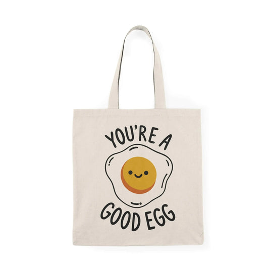 You’re a Good Egg – Eco-Friendly Cotton Tote